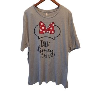 Minnie Mouse Bella Canvas Talk Disney To Me Short Sleeve Tee Size 4XL